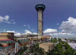 First Look: Skyscraper Roller Coaster at SKYPLEX Ride Along Video Skyscraper at SkyPlex Orlando | I-4 Exit Guide