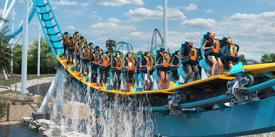SeaWorld - Orlando, FL 7 Pipeline Surf Coaster | Seaworld Orlando | I-4 Exit Guide