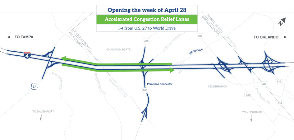 Florida Governor Announces Early Completion of I-4 Congestion Relief Lanes 1 I-4 Accelerated Congestion relief Lanes | I-4 Exit Guide
