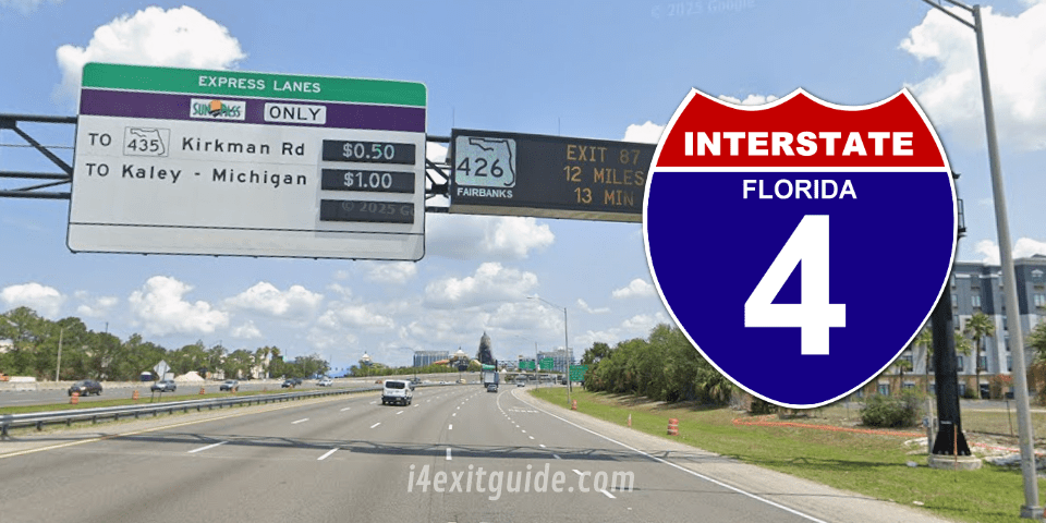 Orlando I-4 Express Lanes Traffic | I-4 Construction | I-4 Exit Guide